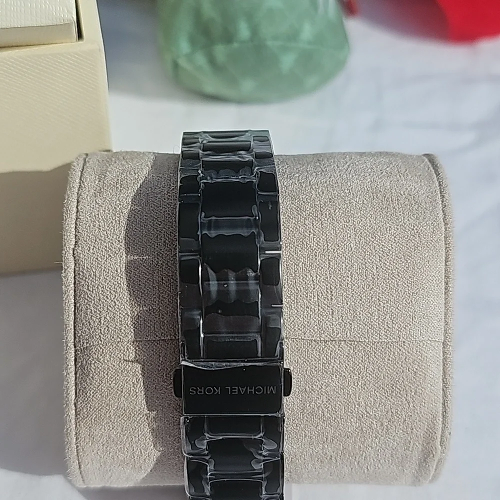 NWT BLACK n ROSE GOLD 42mm MICHAEL KORS WATCH